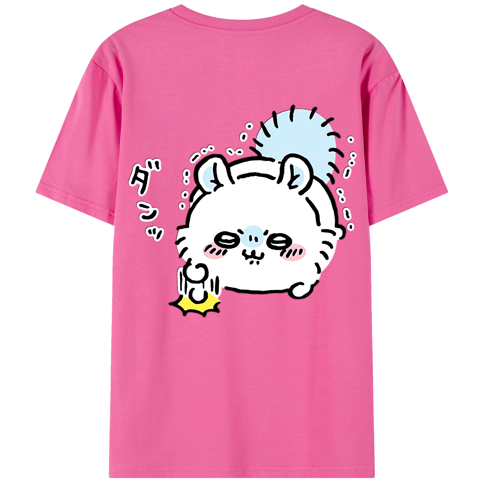 （画像用） ちいかわ モモンガ Chii-kawa Momonga レディース半袖Tシャツ(バックプリント)
